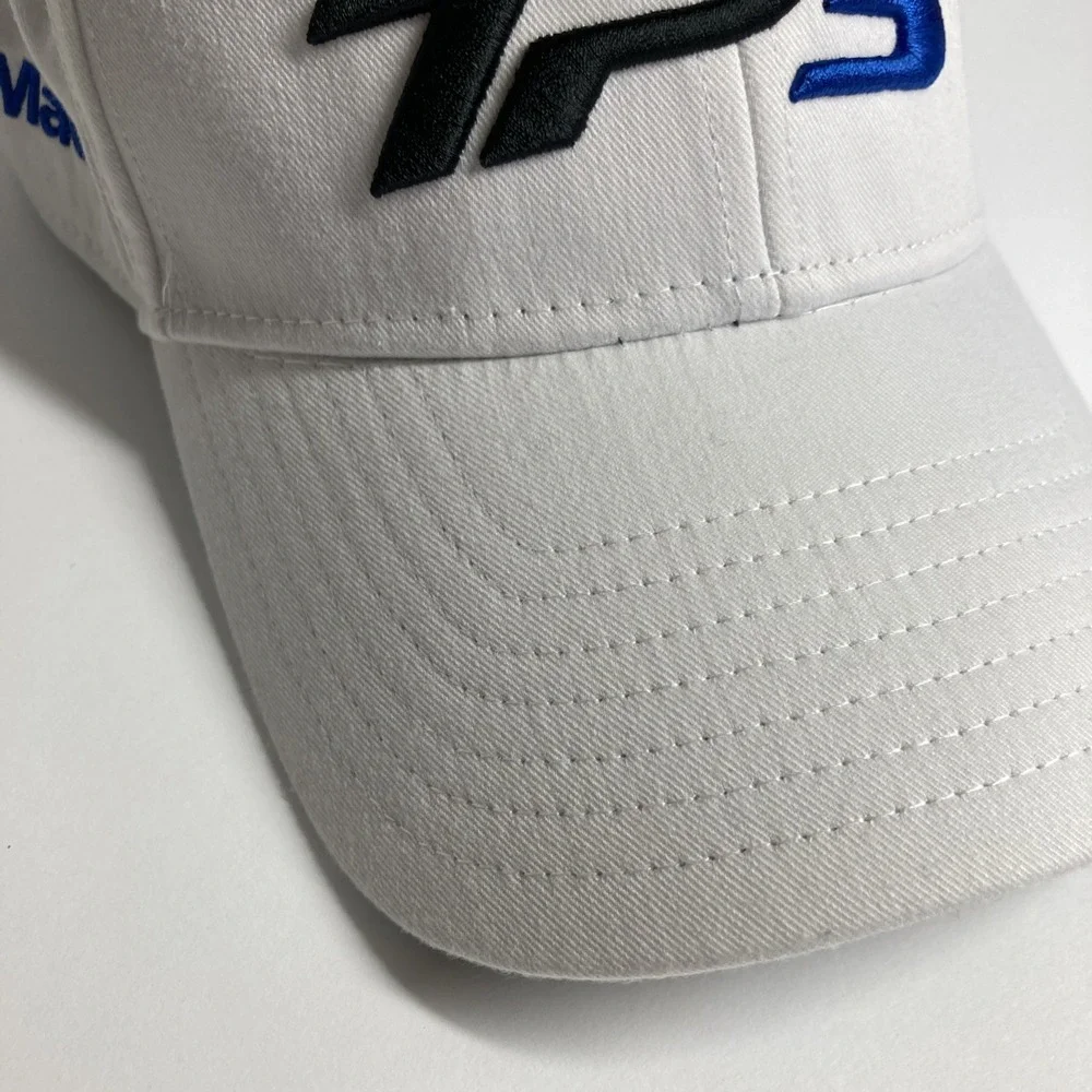 Taylor Made TP5 Tour Authentic Golf Hat Cap White Adjustable Stretch Embroidered
